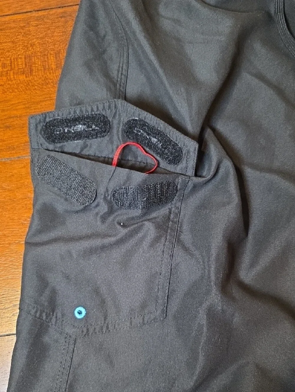 O'Neill Men’s Black Swim Board Shorts with Aqua Logo Size 34